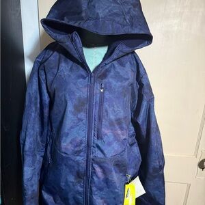 All in motion blue xl new fleece lined adult jacket blue